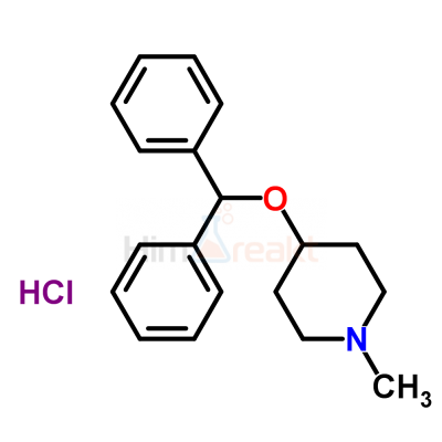 4-Дифенилметокси-1-метилпиперидин гидрохлорид