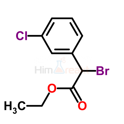 Альфа-бром-3-хлорбензолуксусная кислота этиловый эфир