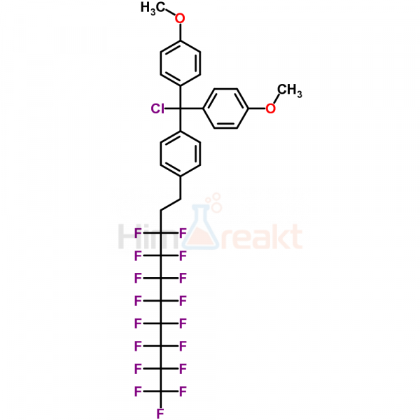 1,1-Ди-(4-метоксифенил)-1-[4-(1h,1h,2h,2h-перфтордецил)фенил]метил хлорид