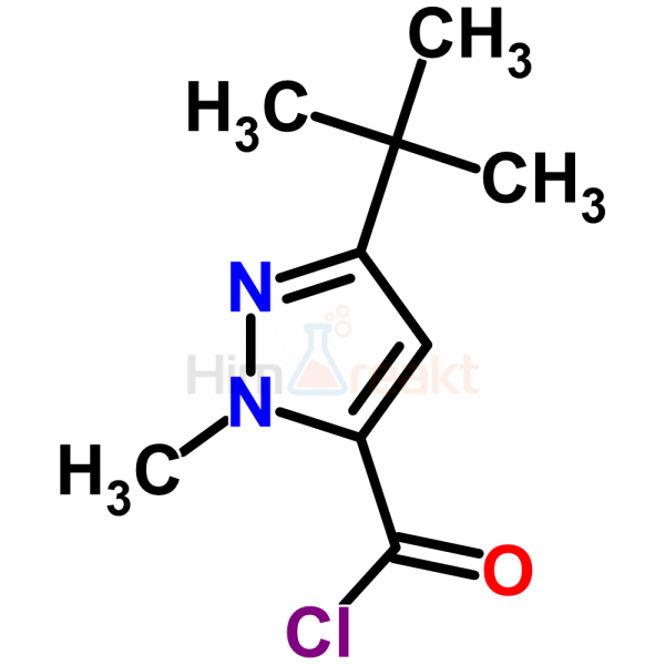 3-(Трет.-бутил)-1-метил-1H-пиразол-5-карбонил хлорид