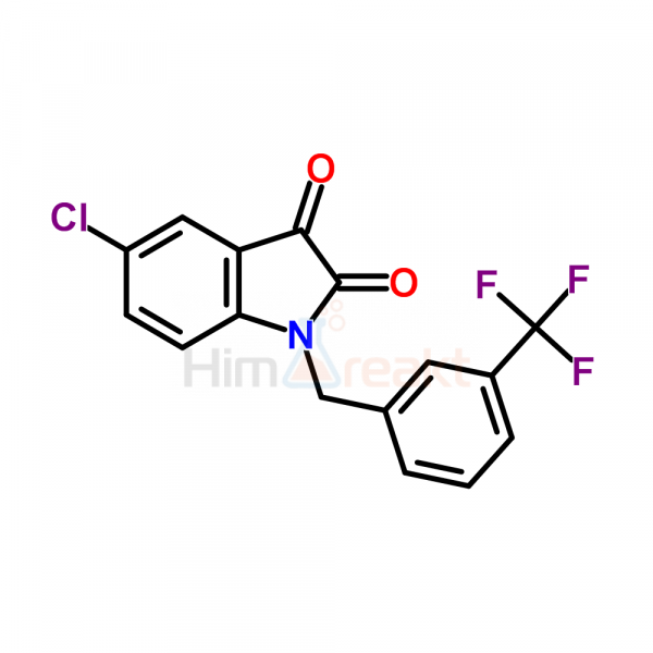 5-Хлор-1-[3-(трифторметил)бензил]-1H-индол-2,3-дион