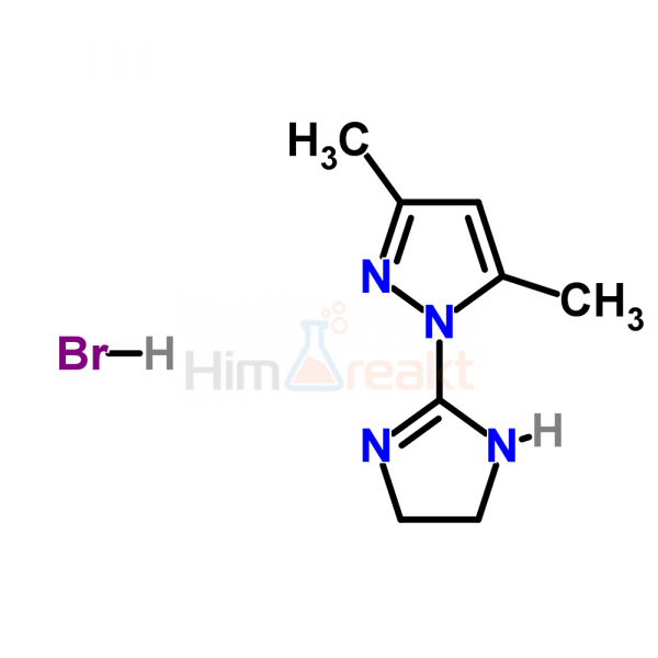 2-(3,5-Диметилпиразоил)-4,5-дигидроимидазол гидробромид