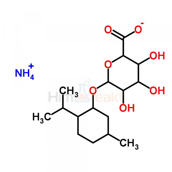 Ментолглюкуроновая кислота аммоний соль