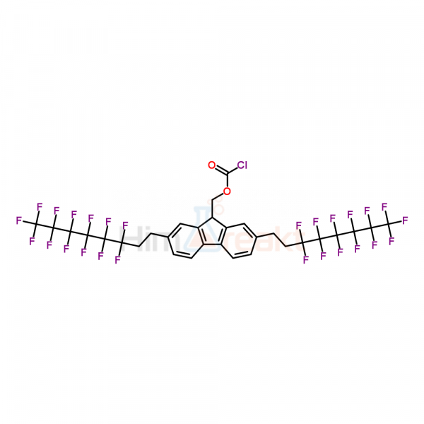 2,7-Бис(1h,1h,2h,2h-перфтороктил)-9-флуоренилметоксикарбонил хлорид