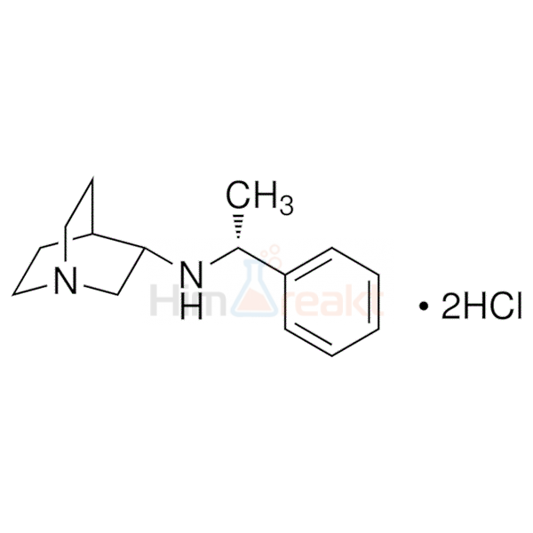 (-)-N-(1(R)-фенилэтил)-1-азабицикло[2.2.2]октан-3(S)-амин дигидрохлорид