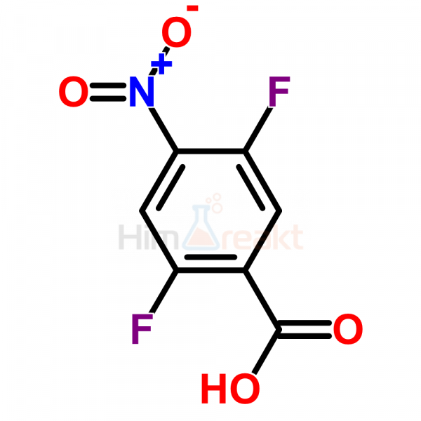 2,5-Дифтор-4-нитробензолкарбоновая кислота