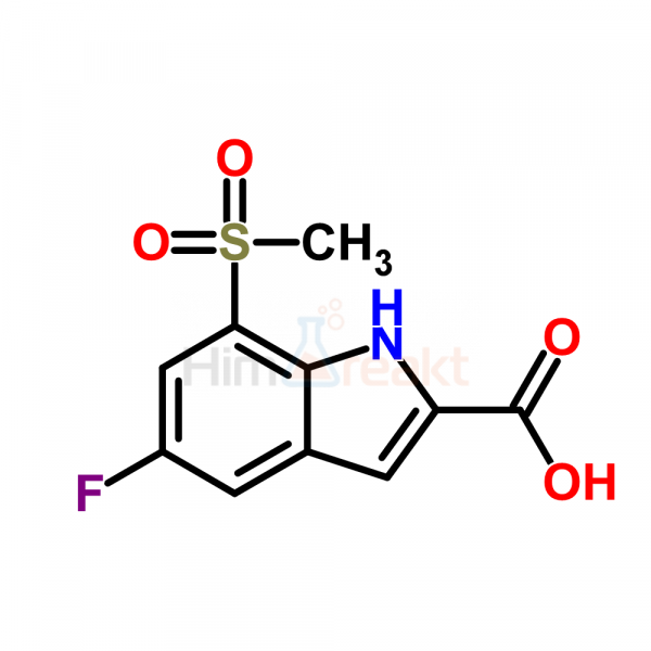 5-Фтор-7-(метилсульфонил)-1H-индол-2-карбоновая кислота