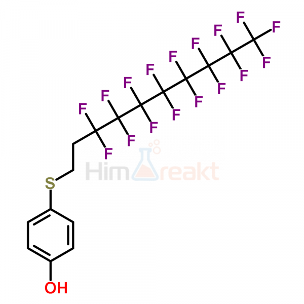 4-(3,3,4,4,5,5,6,6,7,7,8,8,9,9,10,10,10-Гептадекафтордецилтио)фенол