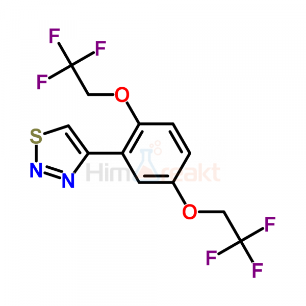 4-[2,5-Бис(2,2,2-трифторэтокси)фенил]-1,2,3-тиадиазол