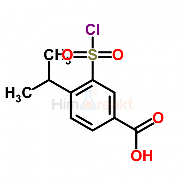 3-Хлорсульфонил-4-изопропил-бензойная кислота