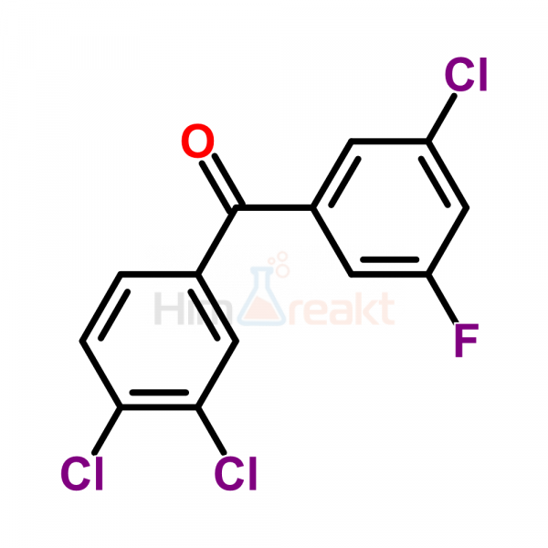 5-Фтор-3,3',4'-трихлорбензофенон