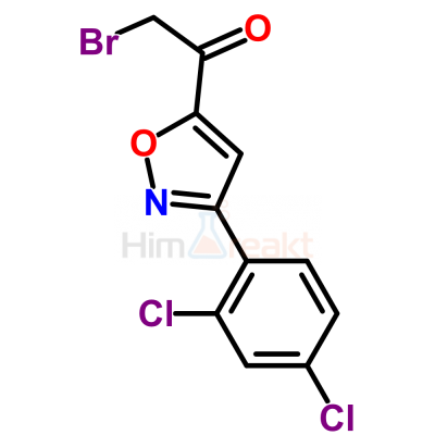 2-Бром-1-[3-(2,4-дихлорфенил)изоксазол-5-ил]этан-1-он