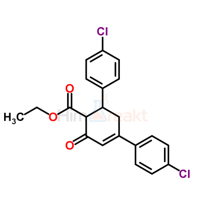 Этил 4,6-бис(4-хлорфенил)-2-оксо-3-циклогексен-1-карбоксилат