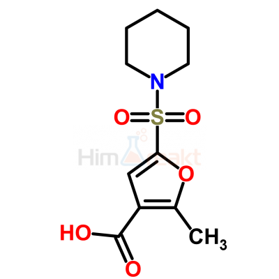 2-Метил-5-(пиперидиносульфонил)-3-фуранкарбоновая кислота