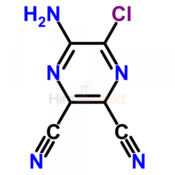 5-Амино-6-хлор-2,3-дицианопиразин